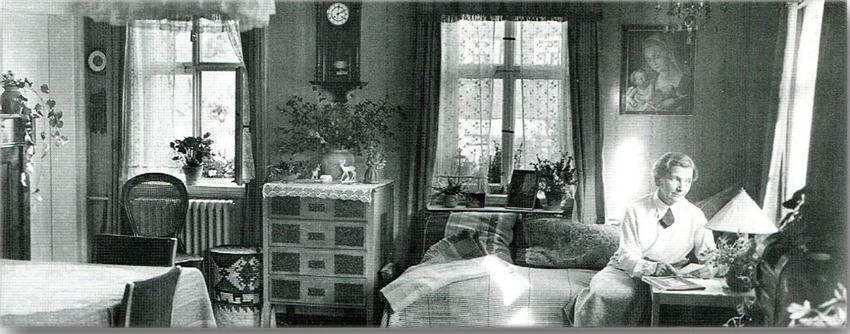 Wendt und Kühn - Grete Wendt in ihrer Wohnung (ca. 1935)